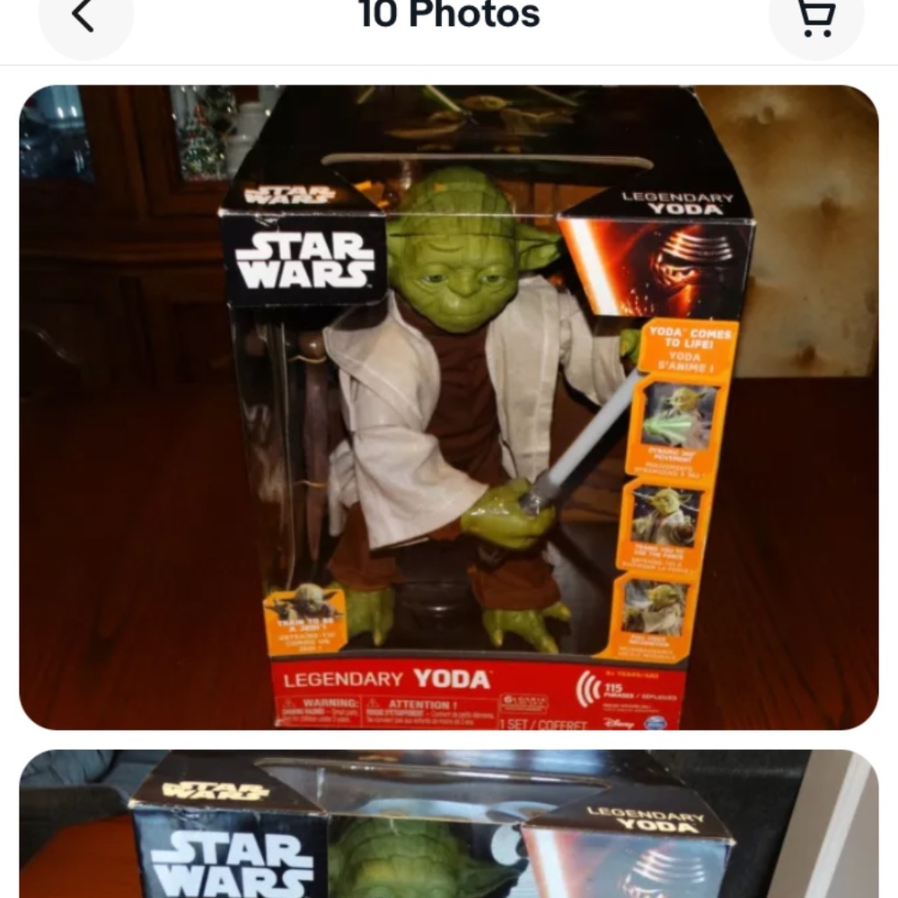 Star Wars legendary Yoda Retired